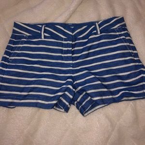 Vineyard Vines White and Blue Striped Shorts